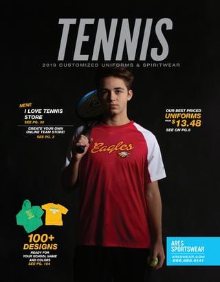 2019 Ares Sportswear Tennis Catalog - Male
