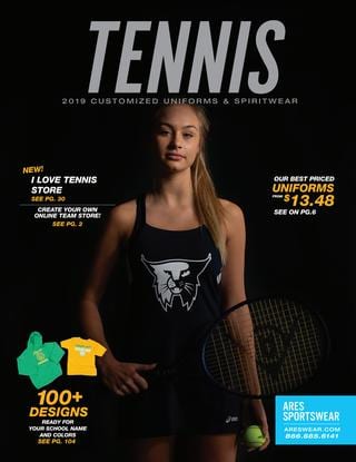 2019 Ares Sportswear Tennis Catalog