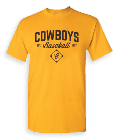 Est. 1977 Cowboys Baseball Tee
