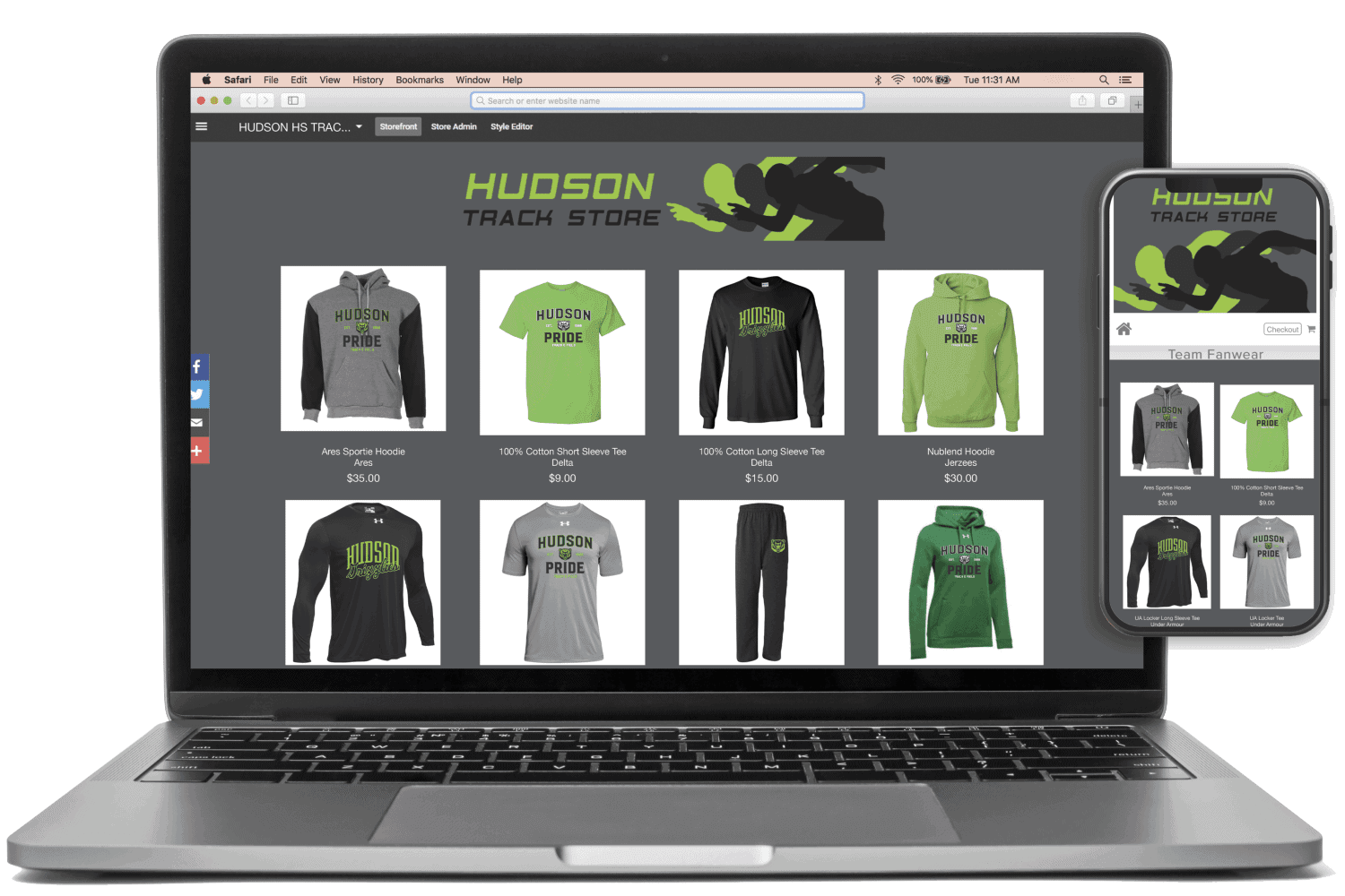 Track Teamstore