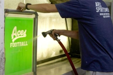 Special Process of Drying The Emulsion on The Mesh Screen