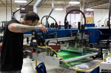 screen printing from ARES Sportswear