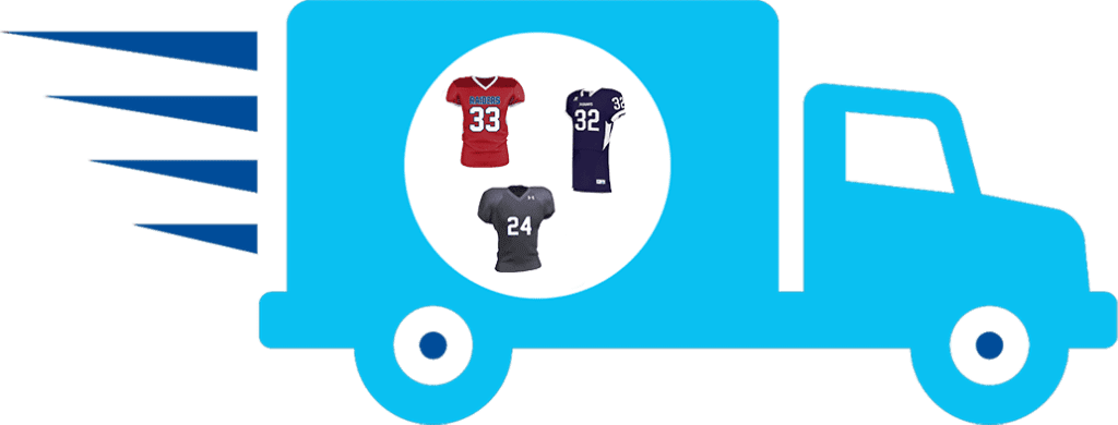 Fast Custom Football Uniform Shipping