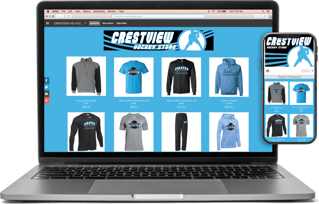 ARES Sportswear can help you with your online team store this fall