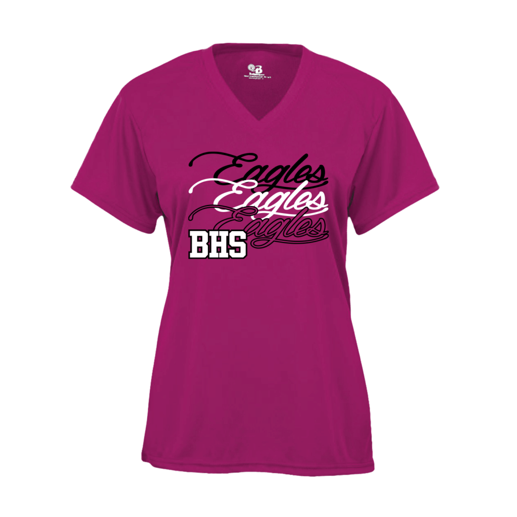 Badger Cheer T-Shirt Hot Pink Eagles Cheer