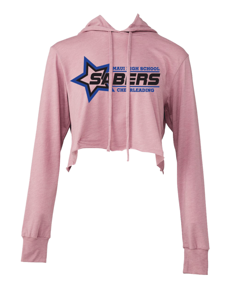 Triblend Cropped Long Sleeve hoodie