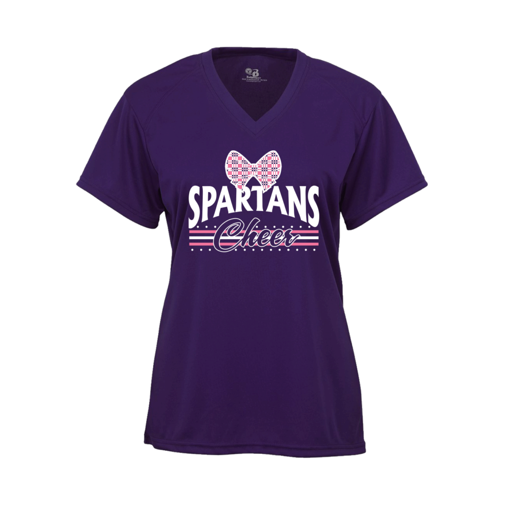 Badger Cheer T-Shirt Purple Spartans Cheer