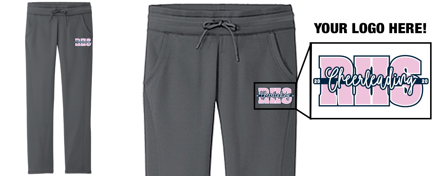Cheer Sweatpants Logo Larger RHS Cheerleading