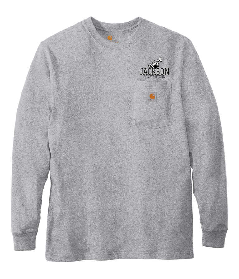 Long Sleeve Gray Carhartt T-shirt