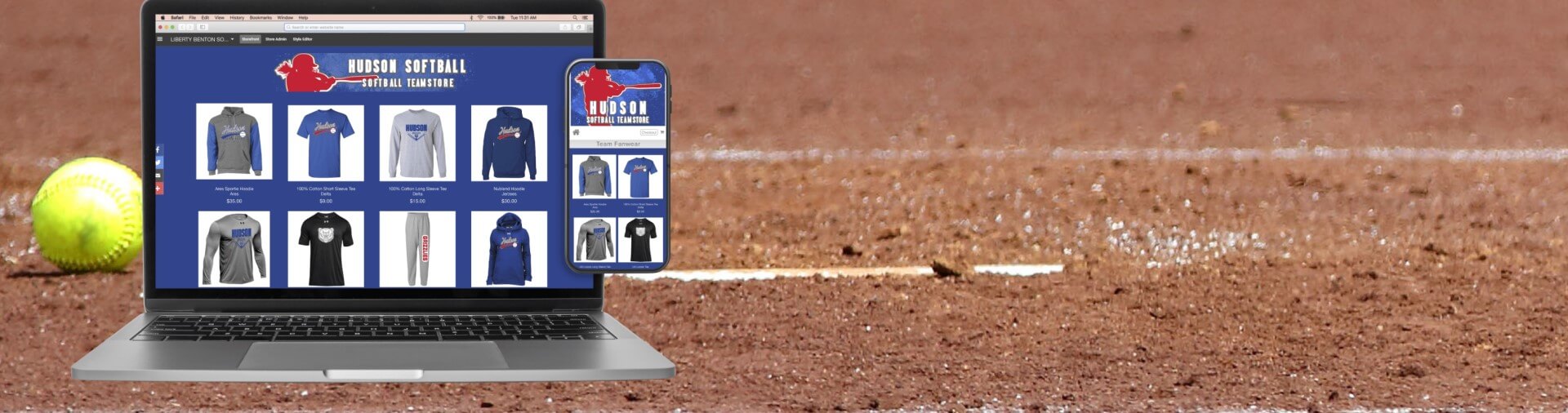Softball slider home